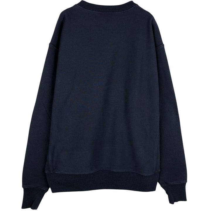 2000'S Champion Reverse Weave Sweatshirt with One-Point Logo, Men's Size L (approx.) cotton navy blue type Vintage Second Hand