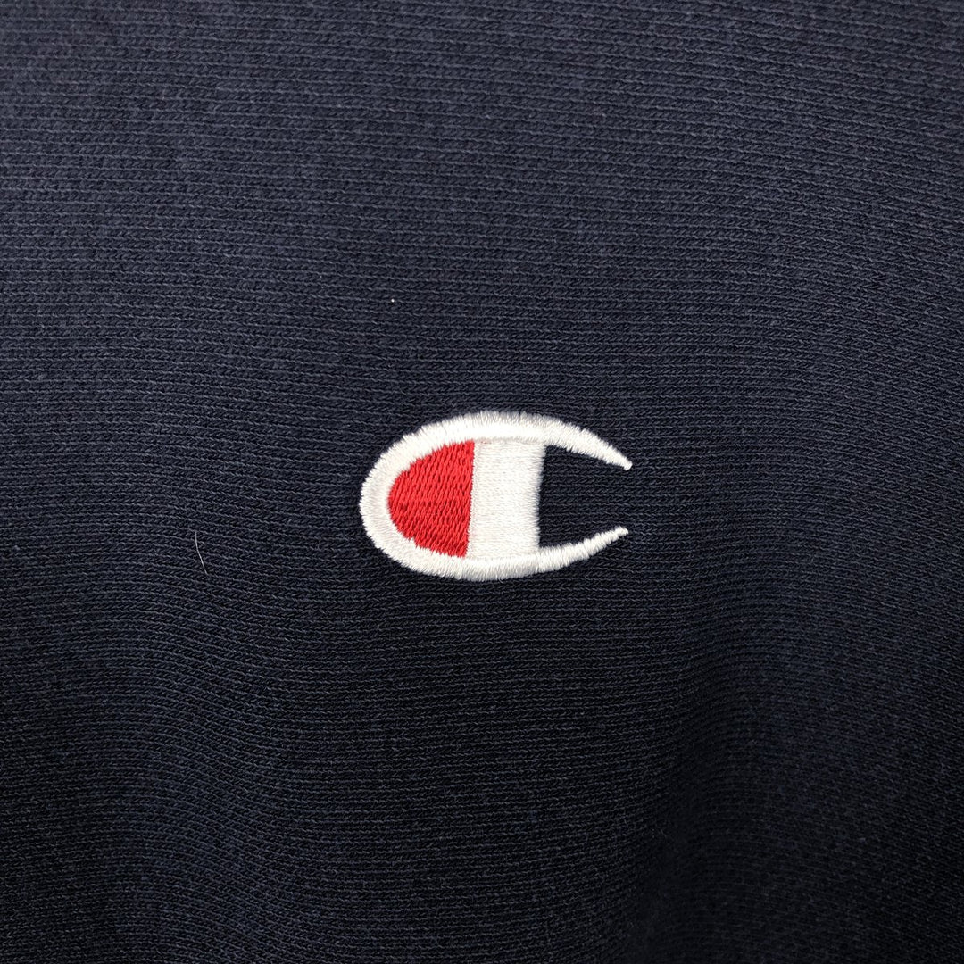 2000'S Champion Reverse Weave Sweatshirt with One-Point Logo, Men's Size L (approx.) cotton navy blue type Vintage Second Hand
