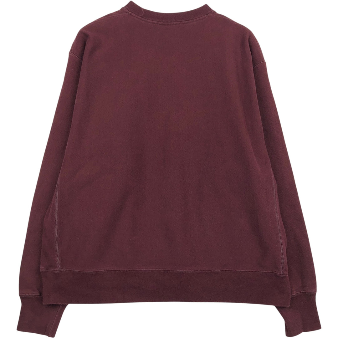2000'S Champion Reverse Weave College Sweatshirt, Men's XL cotton red type reddish brown Vintage Second Hand