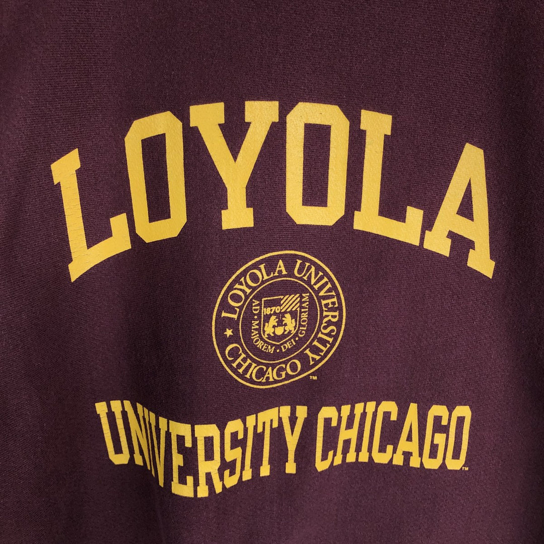 2000'S Champion Reverse Weave College Sweatshirt, Men's XL cotton red type reddish brown Vintage Second Hand