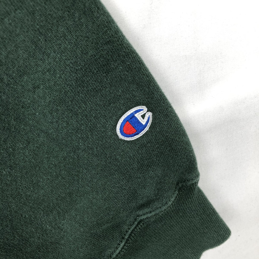 Champion REVERSE WEAVE Reverse Weave College Sweatshirt Trainer Men's XL cotton Green type dark green Vintage Second Hand