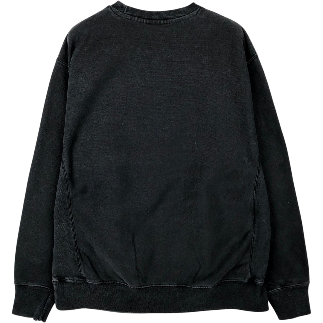 Champion REVERSE WEAVE Reverse Weave One Point Logo Sweatshirt Trainer Men's L size unclear black type Vintage Second Hand