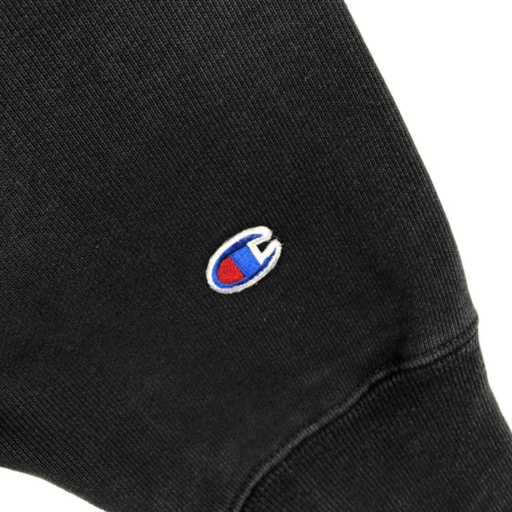 Champion REVERSE WEAVE Reverse Weave One Point Logo Sweatshirt Trainer Men's L size unclear black type Vintage Second Hand