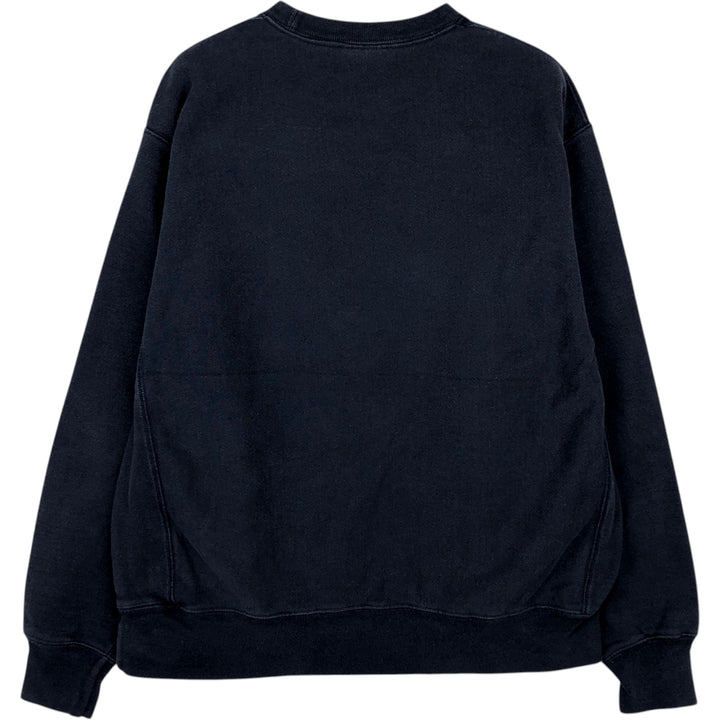 Champion REVERSE WEAVE Reverse Weave One Point Logo Sweatshirt Trainer Men's L size cotton navy blue type Vintage Second Hand