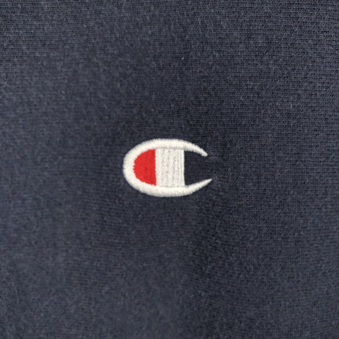 Champion REVERSE WEAVE Reverse Weave One Point Logo Sweatshirt Trainer Men's L size cotton navy blue type Vintage Second Hand