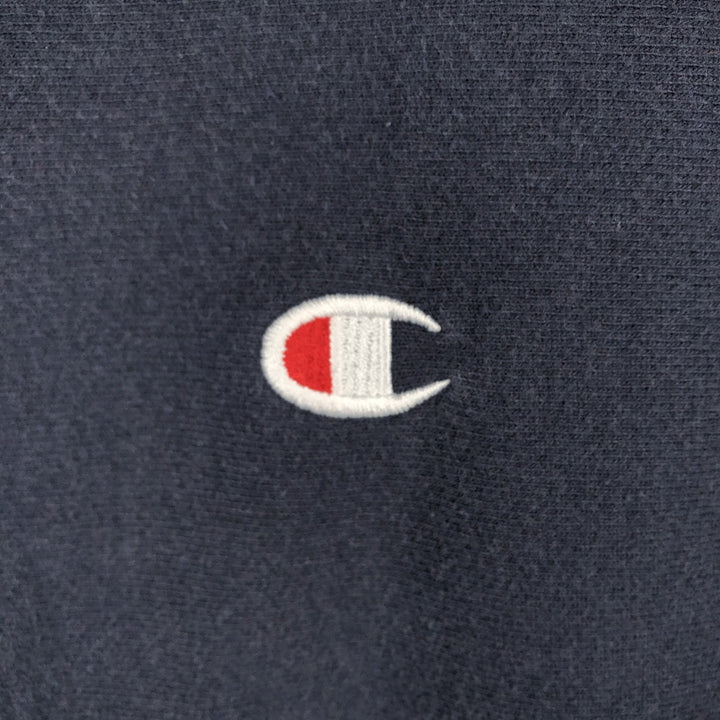 Champion REVERSE WEAVE Reverse Weave One Point Logo Sweatshirt Trainer Men's L size cotton navy blue type Vintage Second Hand