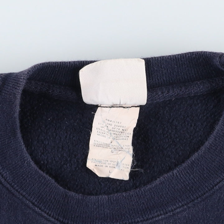 Champion Reverse Weave Logo Sweatshirt, Men's Size L cotton navy blue type Vintage Second Hand