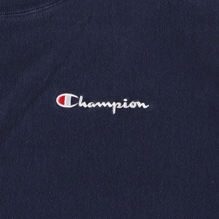 Champion Reverse Weave Logo Sweatshirt, Men's Size L cotton navy blue type Vintage Second Hand