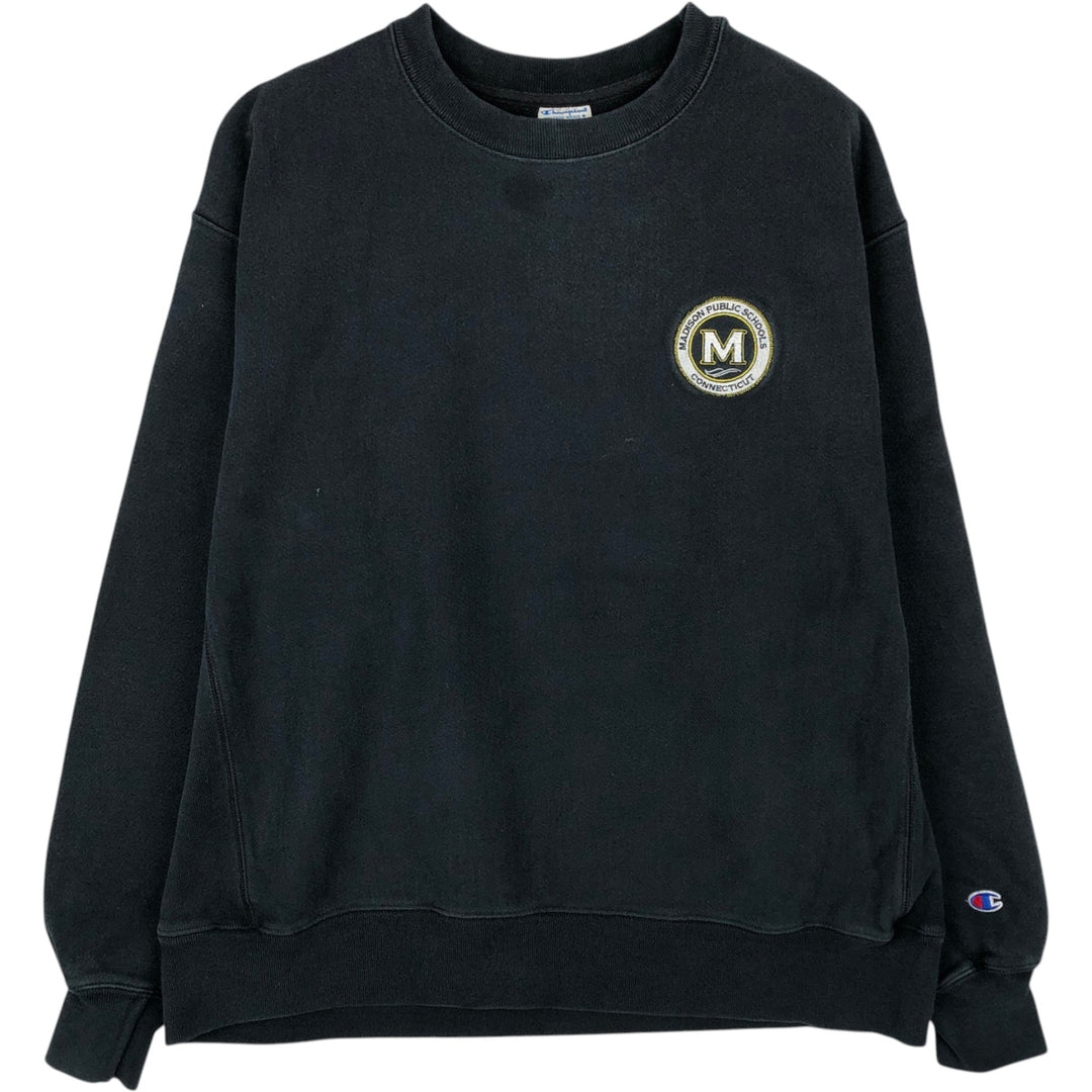Champion REVERSE WEAVE Reverse Weave College Sweatshirt Trainer Men's XL cotton black type Vintage Second Hand