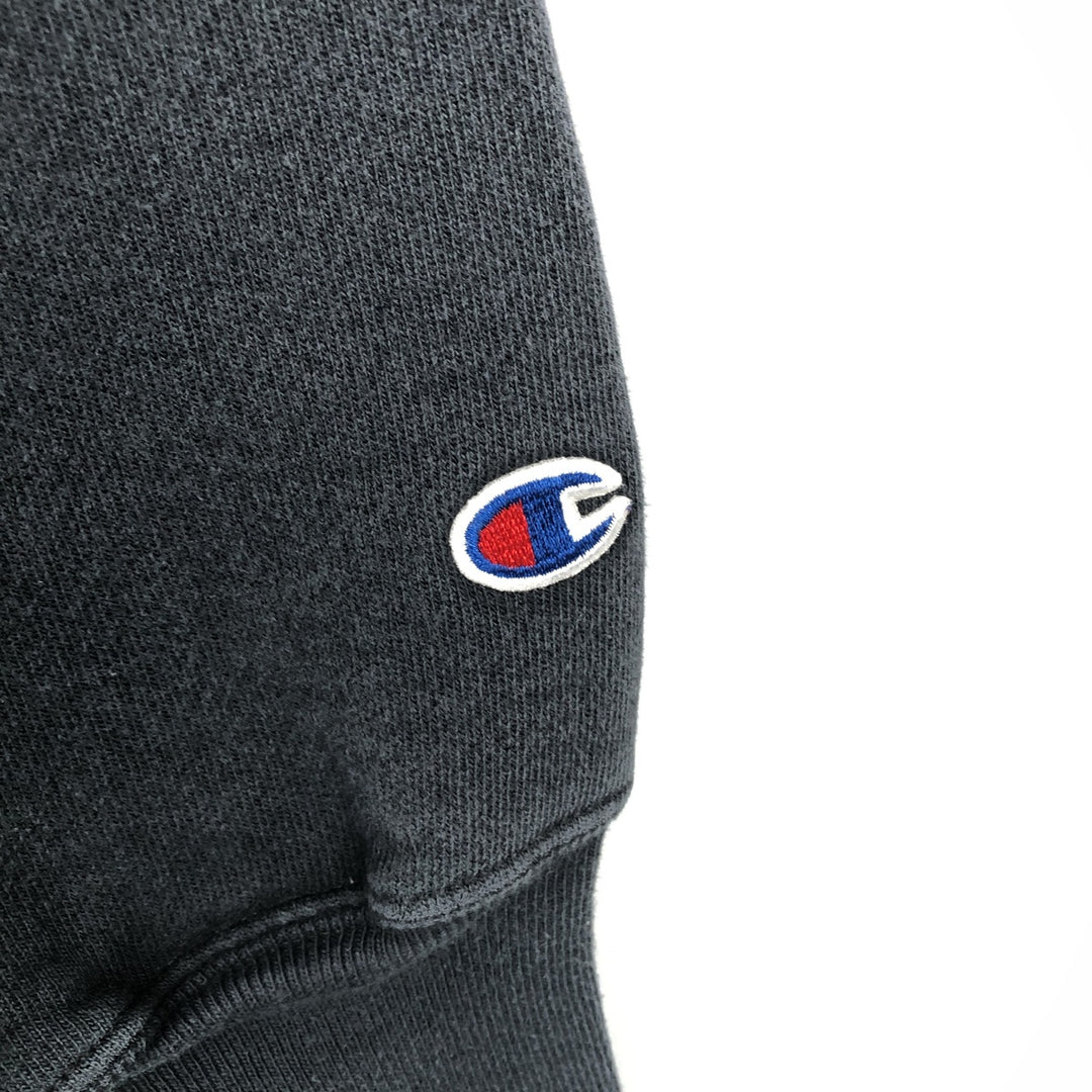 Champion PREMIUM REVERSE WEAVE Sweatshirt (Men's XL equivalent) - 2000s cotton black type Vintage Second Hand