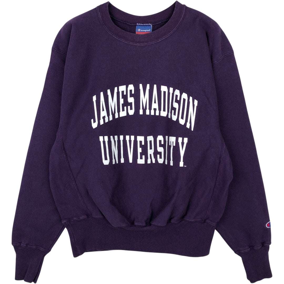 2000'S Champion Reverse Weave College Sweatshirt, Men's Size Medium cotton purple type Vintage Second Hand