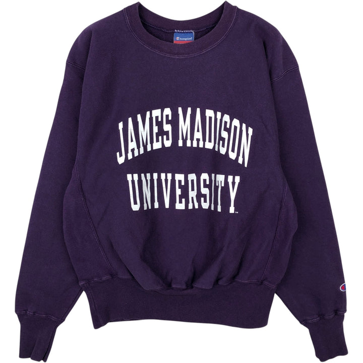 2000'S Champion Reverse Weave College Sweatshirt, Men's Size Medium cotton purple type Vintage Second Hand