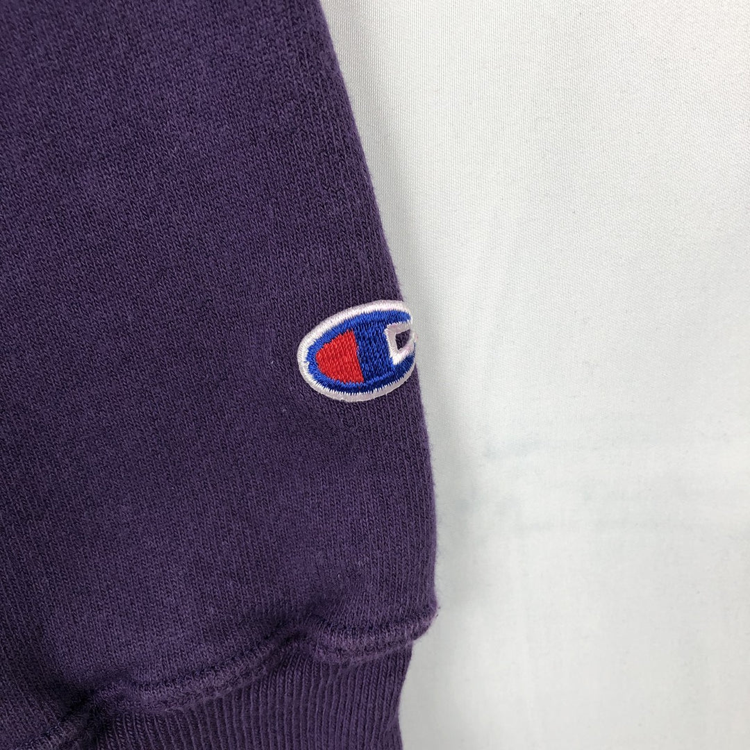 2000'S Champion Reverse Weave College Sweatshirt, Men's Size Medium cotton purple type Vintage Second Hand