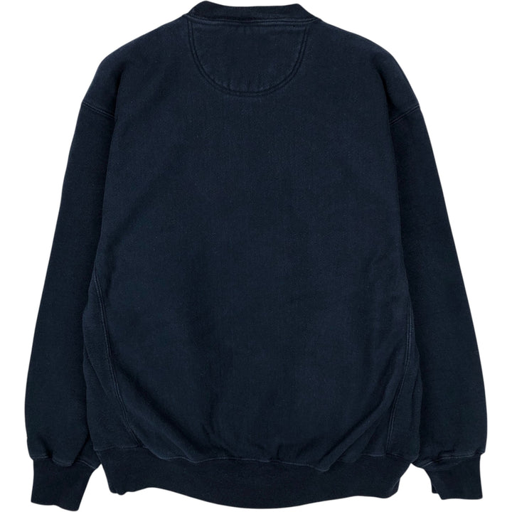 2000'S Champion REVERSE WEAVE Reverse Weave College Sweatshirt, Men's Size M cotton navy blue type Vintage Second Hand