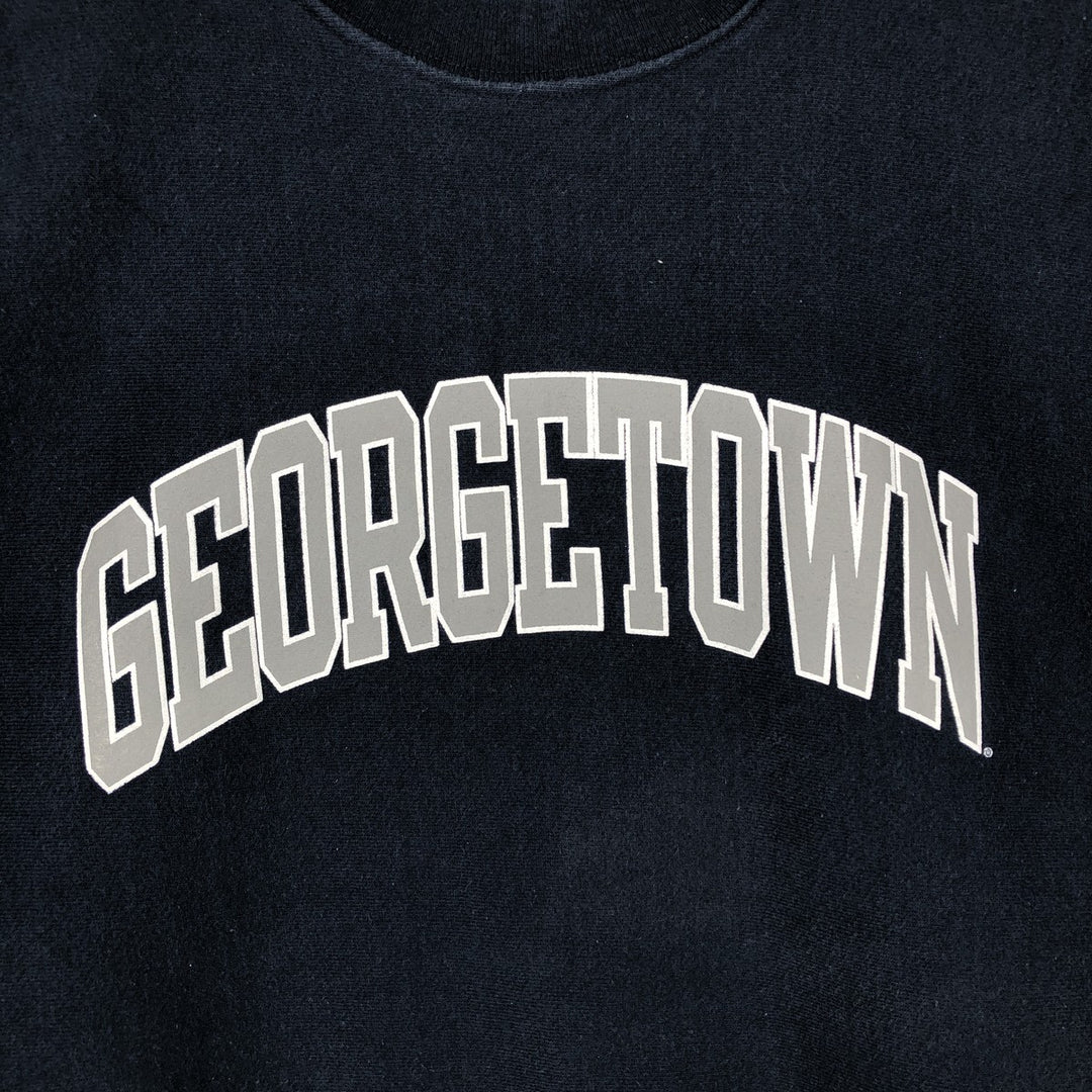 2000'S Champion REVERSE WEAVE Reverse Weave College Sweatshirt, Men's Size M cotton navy blue type Vintage Second Hand