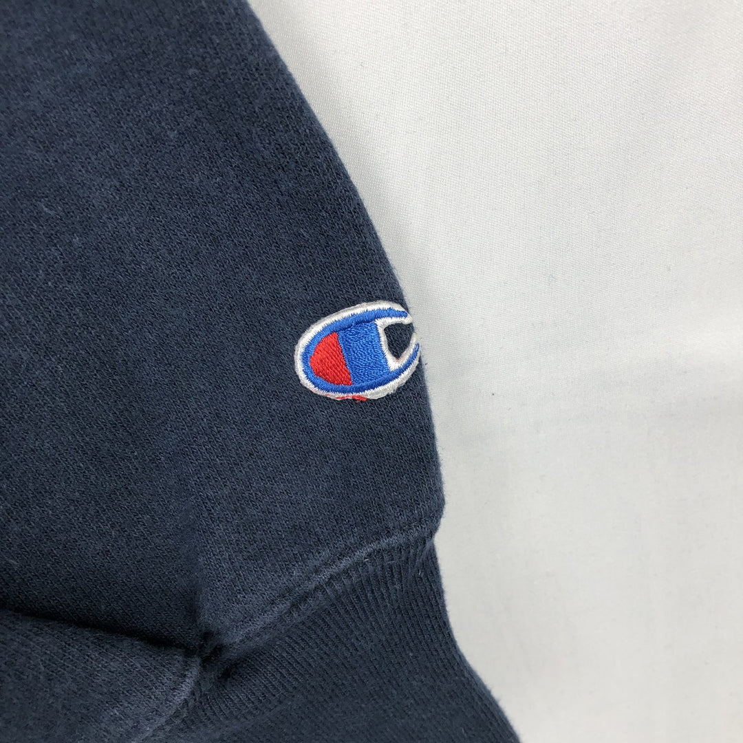 2000'S Champion REVERSE WEAVE Reverse Weave College Sweatshirt, Men's Size M cotton navy blue type Vintage Second Hand