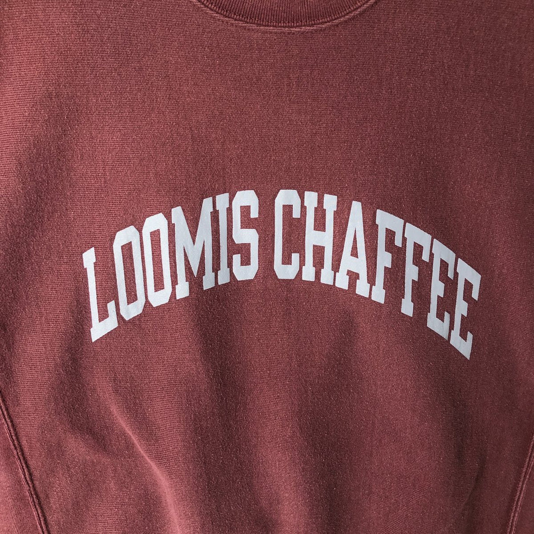 2000'S Champion Original Reverse Weave College Sweatshirt, Men's Size Small cotton wine-red Vintage Second Hand