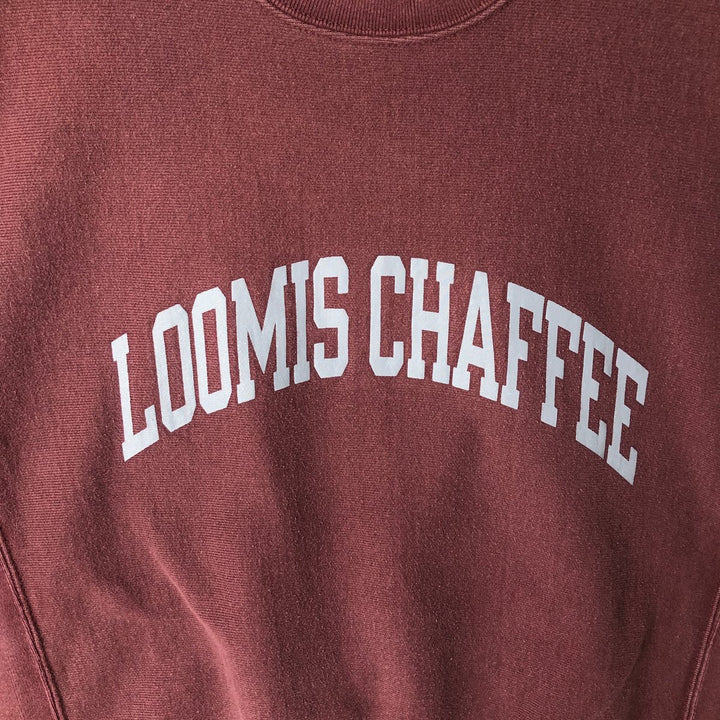 2000'S Champion Original Reverse Weave College Sweatshirt, Men's Size Small cotton wine-red Vintage Second Hand