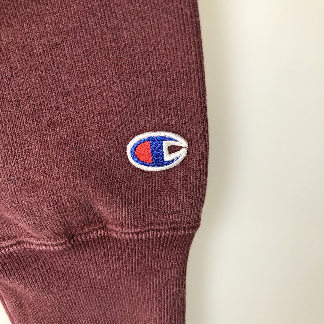2000'S Champion Original Reverse Weave College Sweatshirt, Men's Size Small cotton wine-red Vintage Second Hand