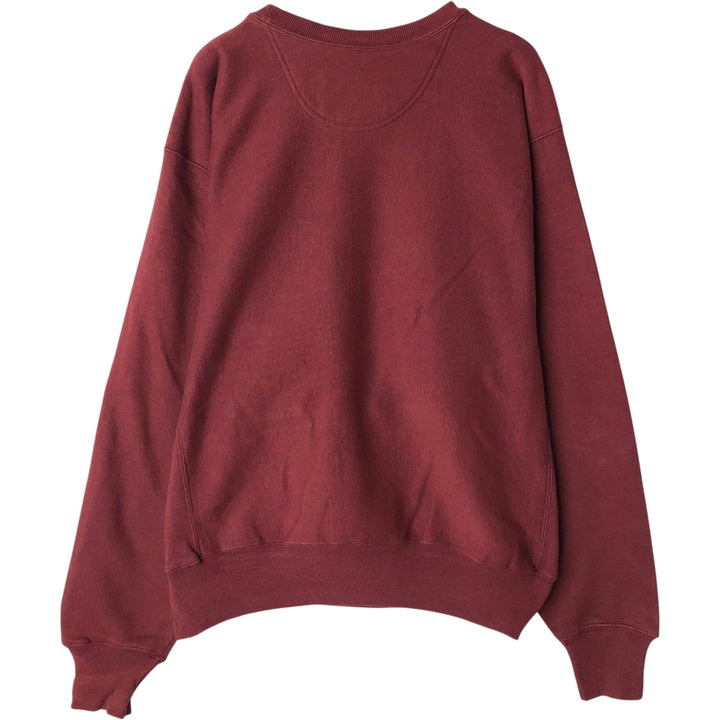 2000'S Champion Premium Reverse Weave Blank Sweatshirt (Men's Size M) cotton wine-red Vintage Second Hand