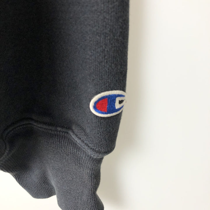 00'S Champion PREMIUM REVERSE WEAVE Premium Reverse Weave Sweatshirt Trainer Men's XL size cotton black type Vintage Second Hand