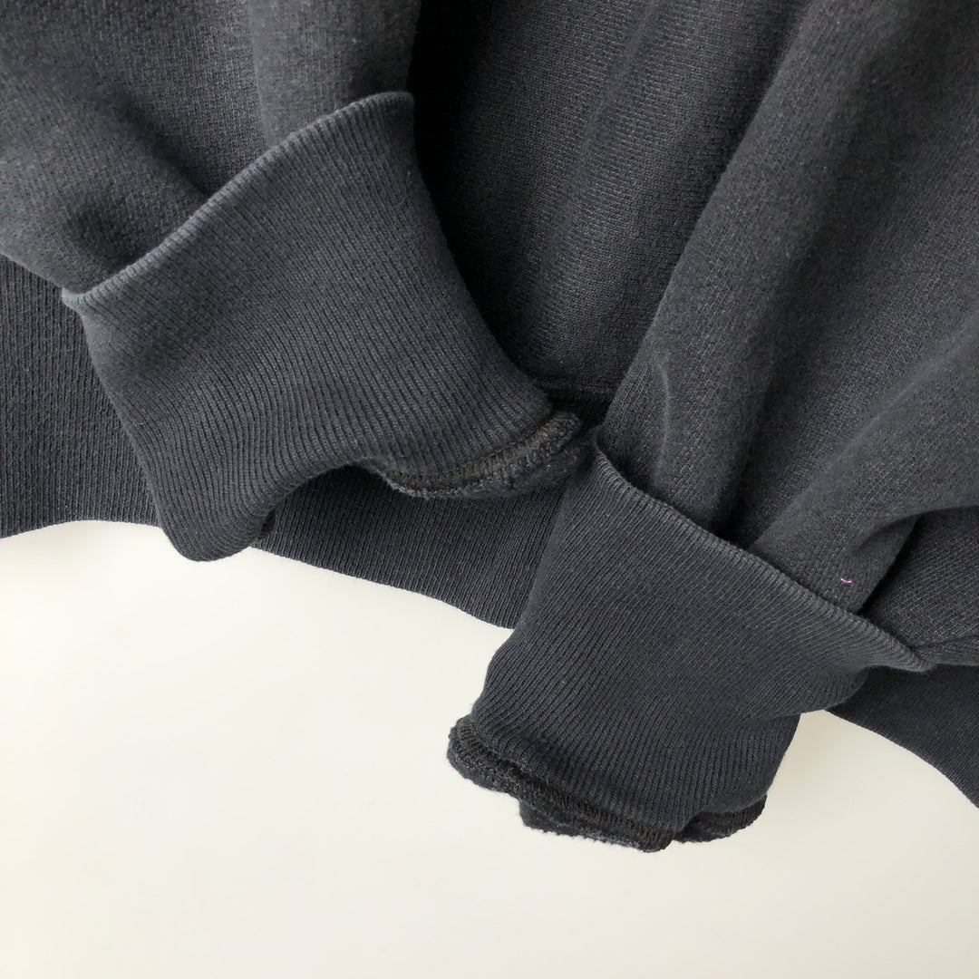 00'S Champion PREMIUM REVERSE WEAVE Premium Reverse Weave Sweatshirt Trainer Men's XL size cotton black type Vintage Second Hand