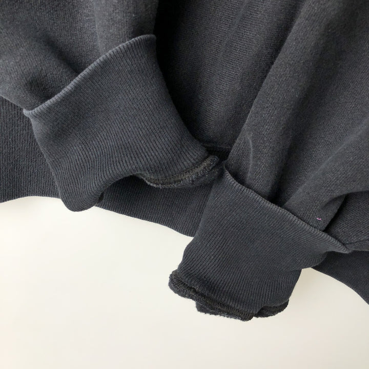 00'S Champion PREMIUM REVERSE WEAVE Premium Reverse Weave Sweatshirt Trainer Men's XL size cotton black type Vintage Second Hand