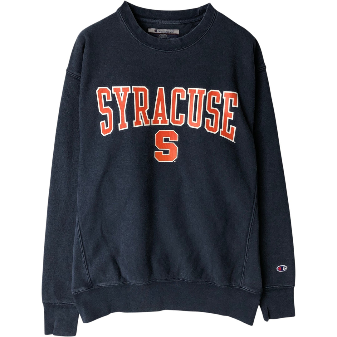 2000'S Champion Original Reverse Weave College Sweatshirt, Men's Size Small cotton navy blue type Vintage Second Hand
