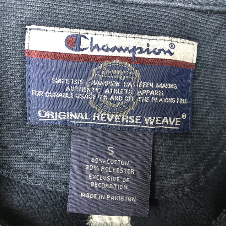 2000'S Champion Original Reverse Weave College Sweatshirt, Men's Size Small cotton navy blue type Vintage Second Hand
