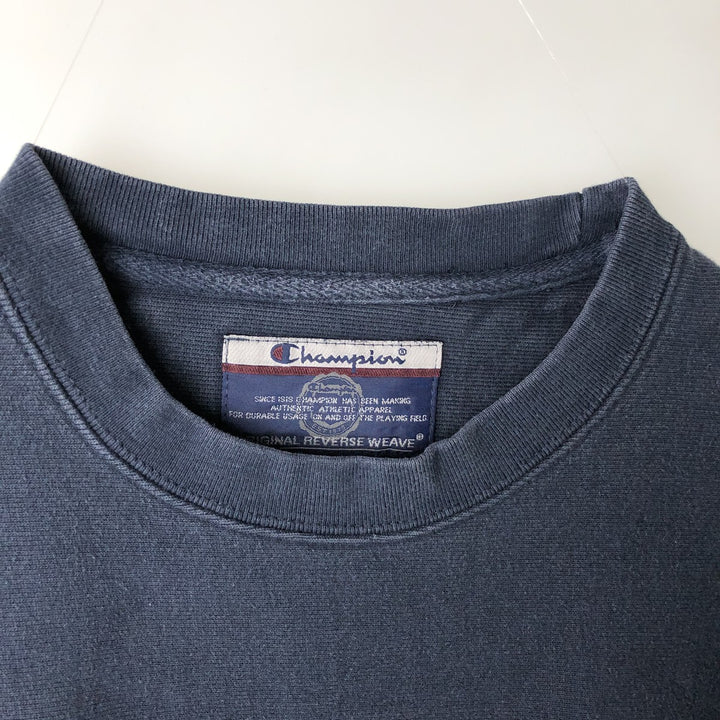 2000'S Champion Original Reverse Weave College Sweatshirt, Men's Size Small cotton navy blue type Vintage Second Hand