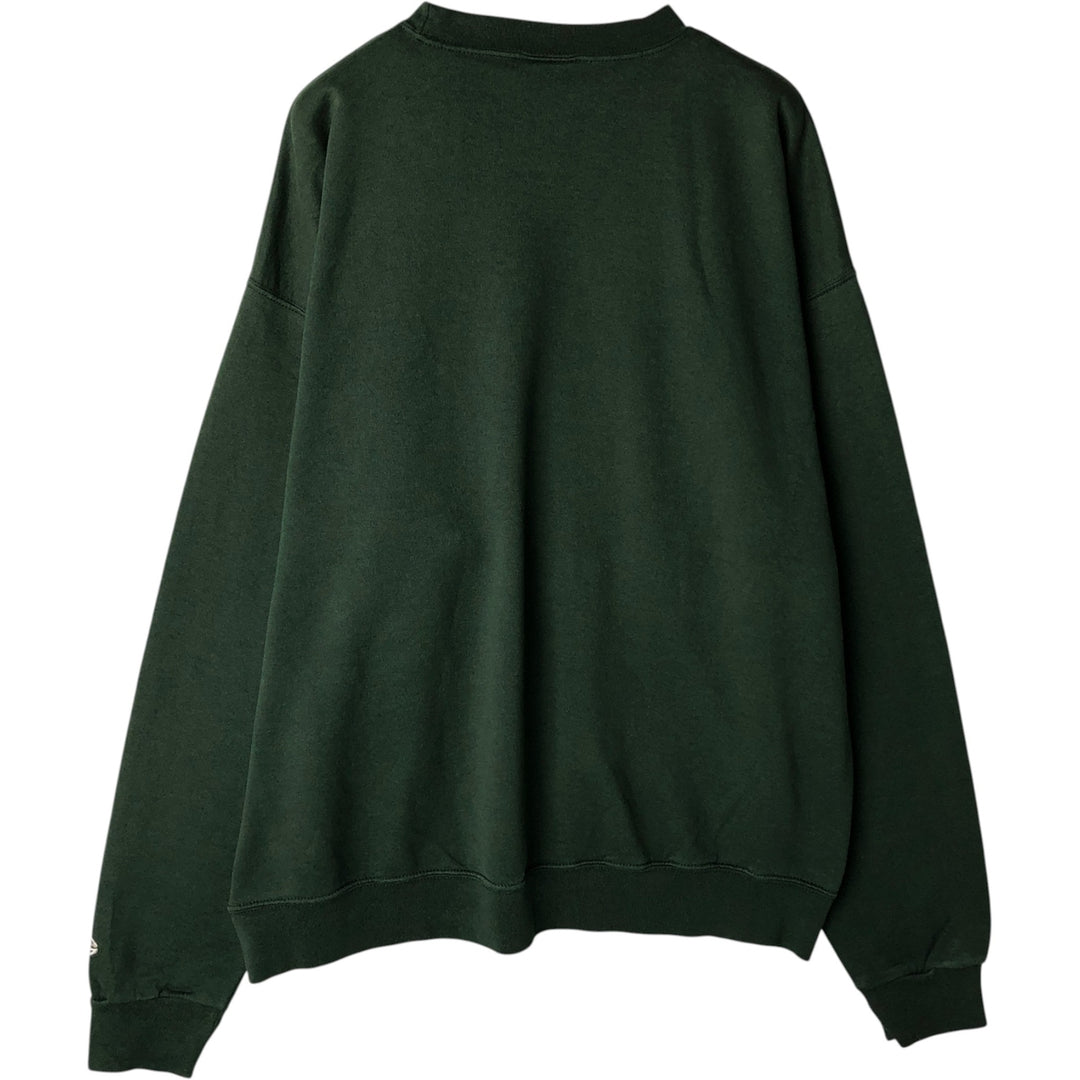 Champion Reverse Weave Notre Dame College Sweatshirt (Men's XL equivalent) - 2000s/2000s. unclear green type Vintage Second Hand