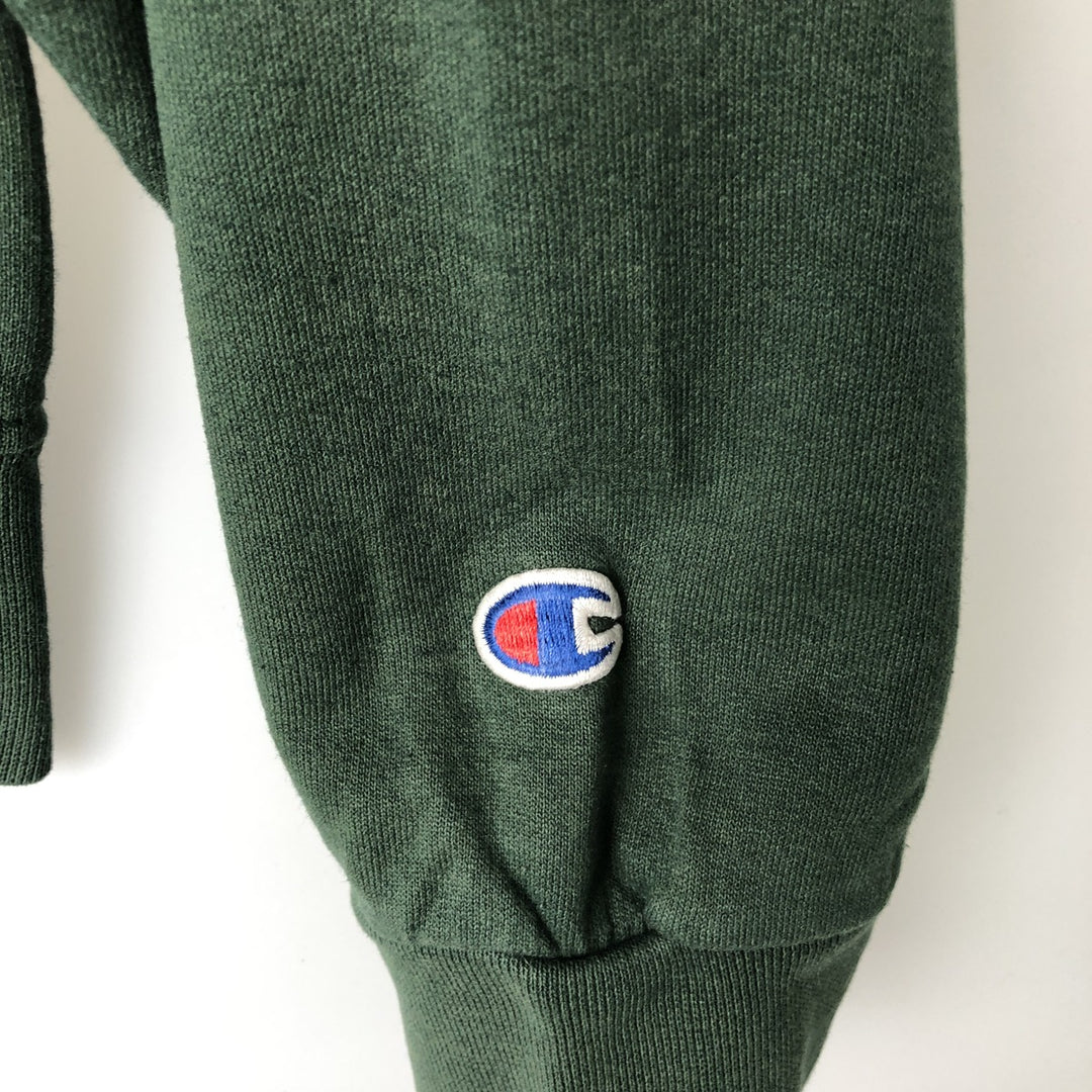 Champion Reverse Weave Notre Dame College Sweatshirt (Men's XL equivalent) - 2000s/2000s. unclear green type Vintage Second Hand