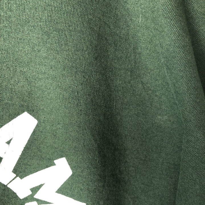 Champion Reverse Weave Notre Dame College Sweatshirt (Men's XL equivalent) - 2000s/2000s. unclear green type Vintage Second Hand