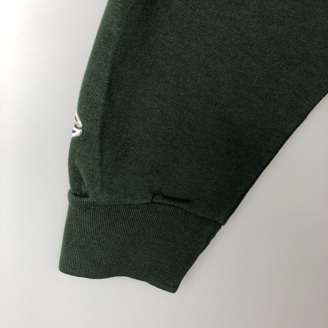Champion Reverse Weave Notre Dame College Sweatshirt (Men's XL equivalent) - 2000s/2000s. unclear green type Vintage Second Hand