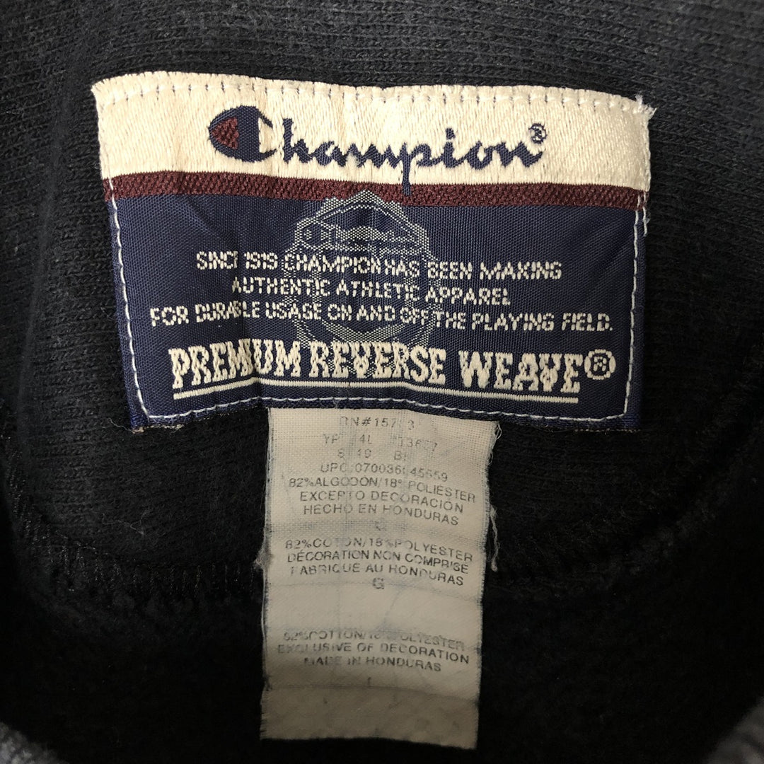 2000'S Champion Premium Reverse Weave CAI Advertising Sweatshirt (Men's Size L) cotton black type Vintage Second Hand