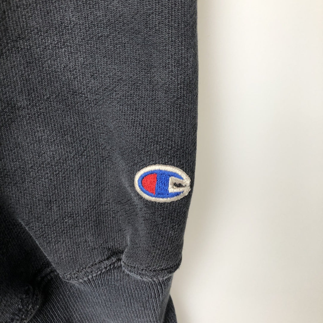 2000'S Champion Premium Reverse Weave Printed Sweatshirt, Men's Size XL cotton black type Vintage Second Hand