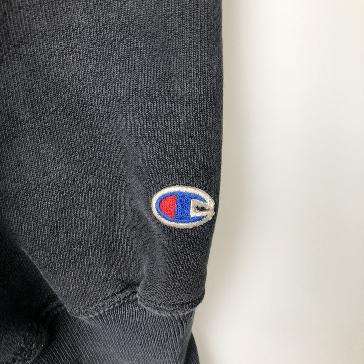 2000'S Champion Premium Reverse Weave Printed Sweatshirt, Men's Size XL cotton black type Vintage Second Hand