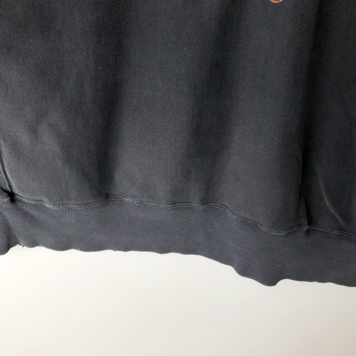 2000'S Champion Premium Reverse Weave Printed Sweatshirt, Men's Size XL cotton black type Vintage Second Hand