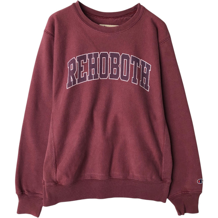 2000'S Champion Premium Reverse Weave Printed Sweatshirt (Men's Size S) cotton Purple type red-purple Vintage Second Hand