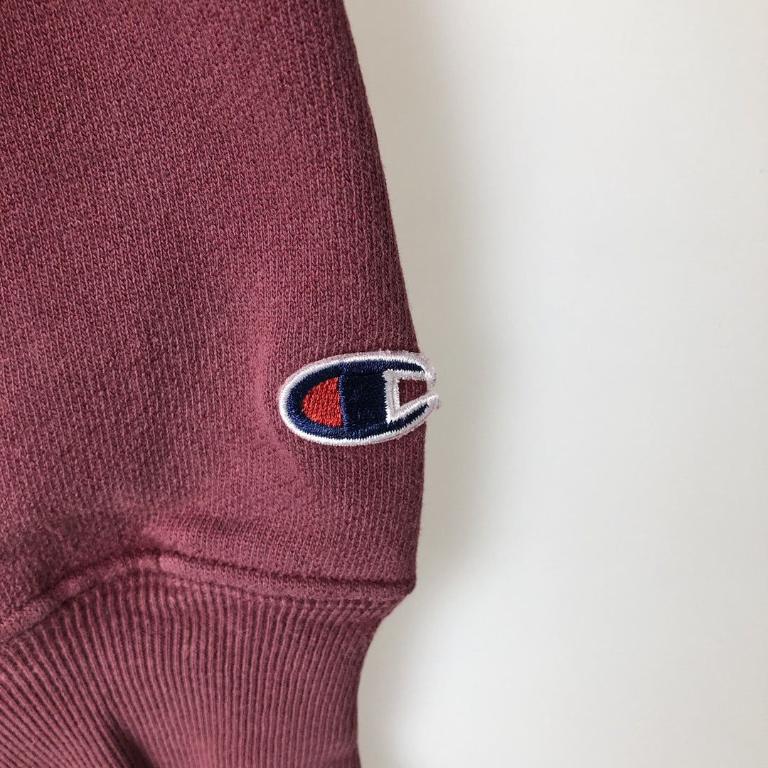 2000'S Champion Premium Reverse Weave Printed Sweatshirt (Men's Size S) cotton Purple type red-purple Vintage Second Hand