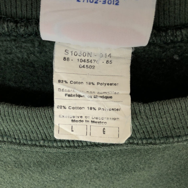 Champion REVERSE WEAVE sweatshirt (Men's size L equivalent) from the 2000s. cotton green type Vintage Second Hand