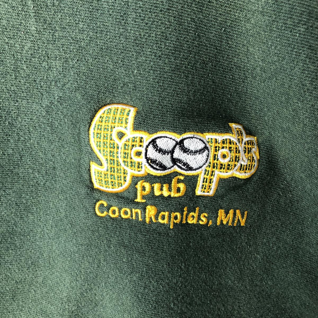 Champion REVERSE WEAVE sweatshirt (Men's size L equivalent) from the 2000s. cotton green type Vintage Second Hand