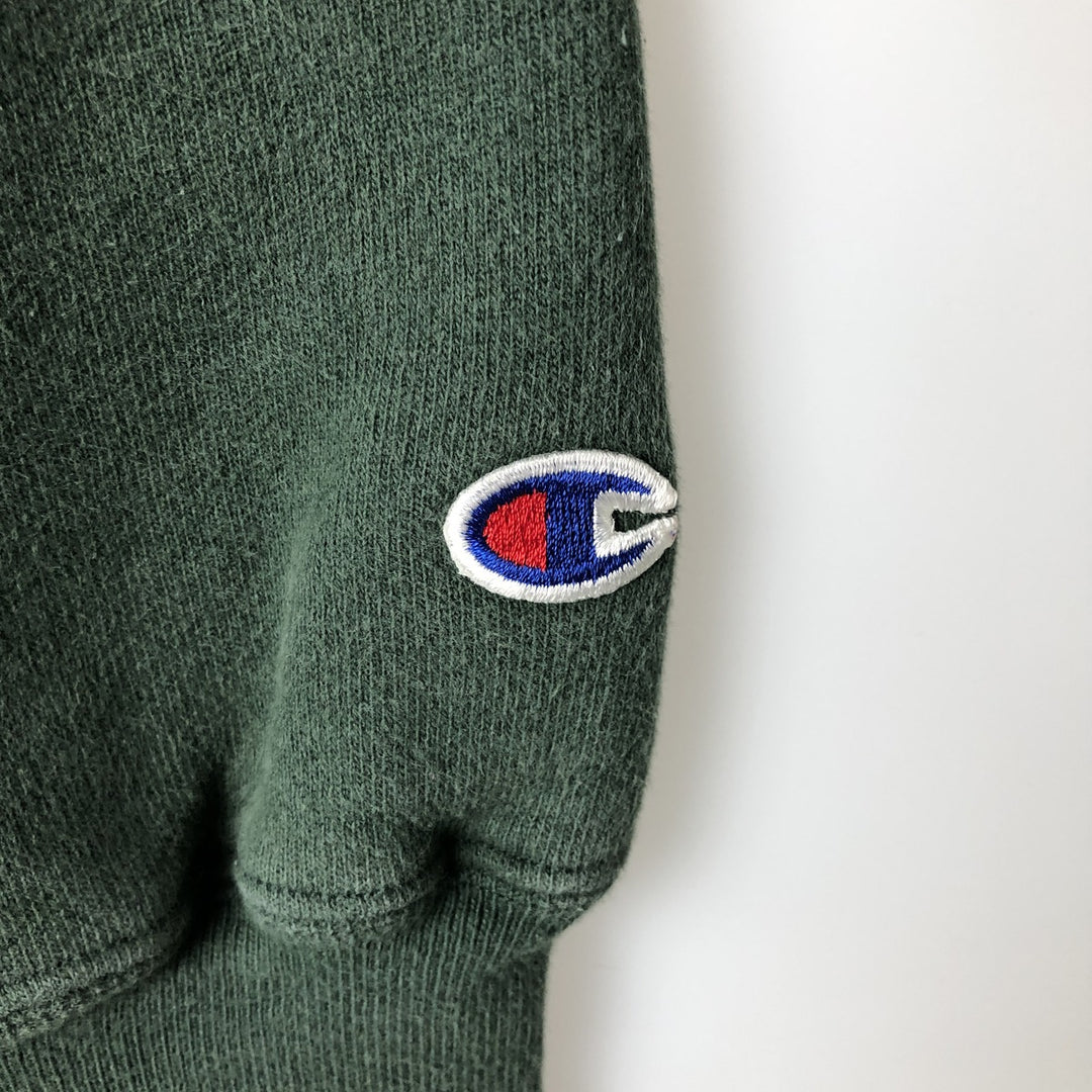 Champion REVERSE WEAVE sweatshirt (Men's size L equivalent) from the 2000s. cotton green type Vintage Second Hand