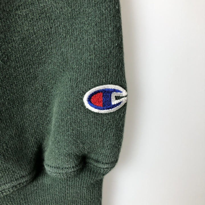 Champion REVERSE WEAVE sweatshirt (Men's size L equivalent) from the 2000s. cotton green type Vintage Second Hand