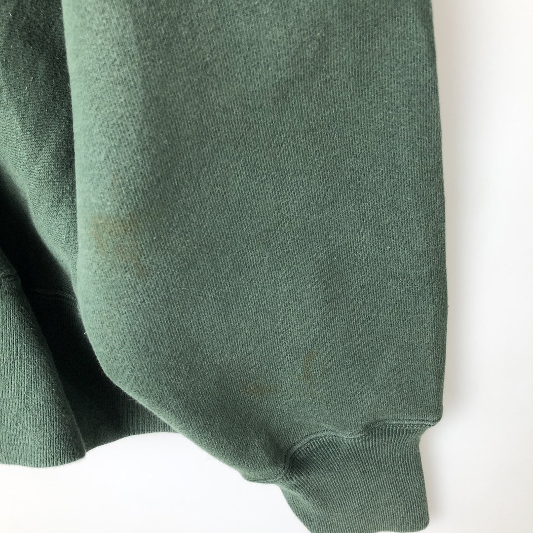 Champion REVERSE WEAVE sweatshirt (Men's size L equivalent) from the 2000s. cotton green type Vintage Second Hand