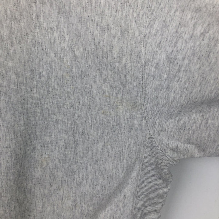 2000'S Champion Original Reverse Weave Triple Print College Sweatshirt (Men's XL equivalent) cotton gray type Vintage Second Hand
