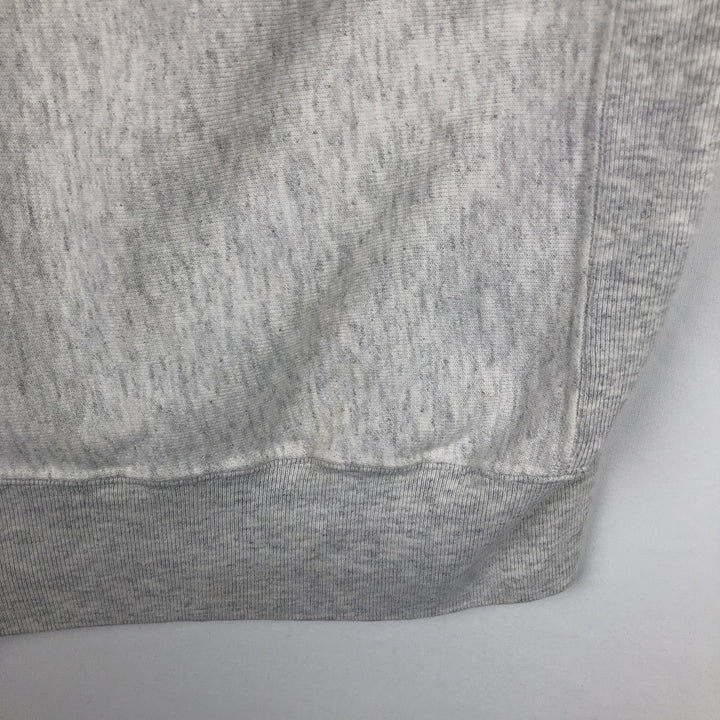 2000'S Champion Original Reverse Weave Triple Print College Sweatshirt (Men's XL equivalent) cotton gray type Vintage Second Hand