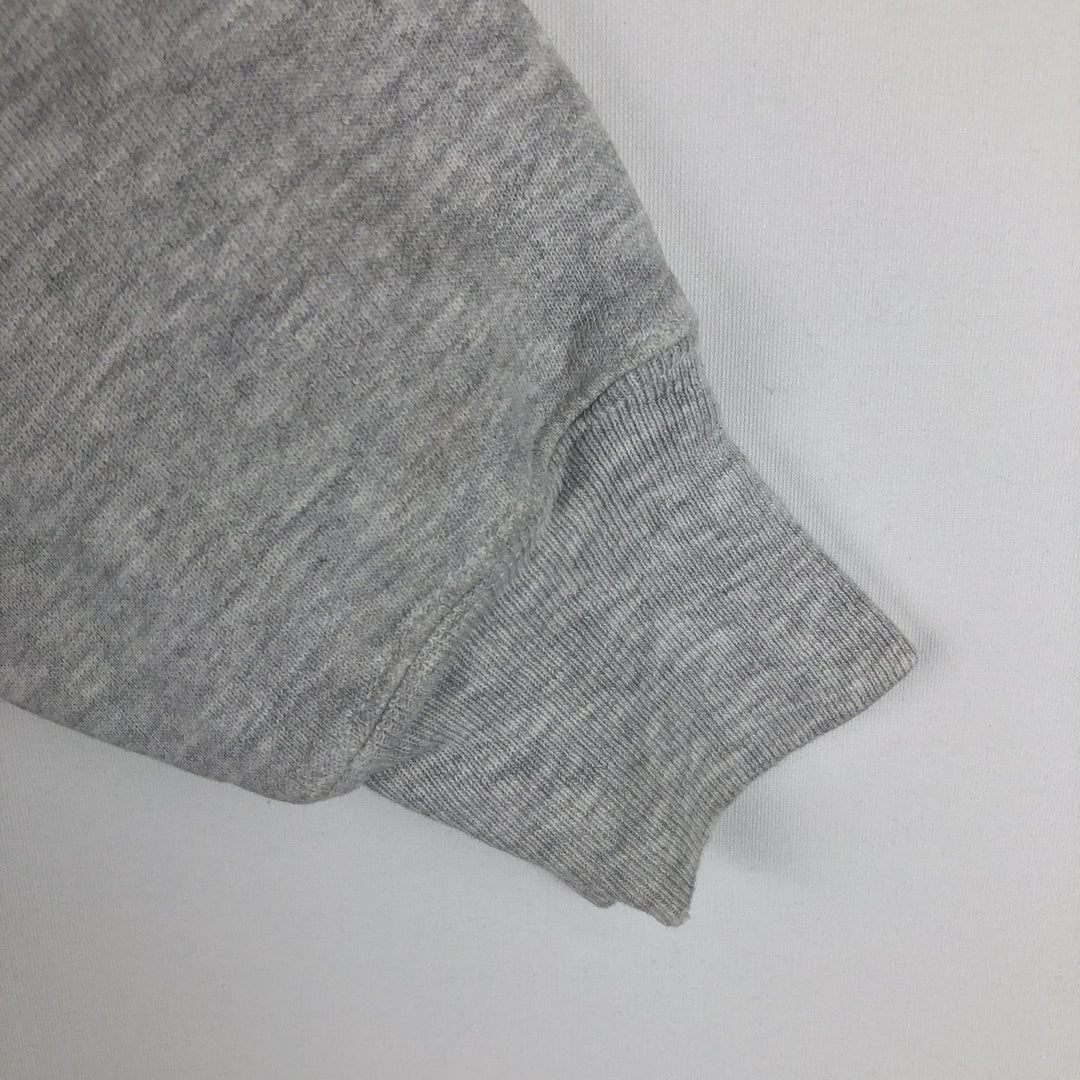 2000'S Champion Premium Reverse Weave Print Sweatshirt (Men's Size L) cotton gray type Vintage Second Hand