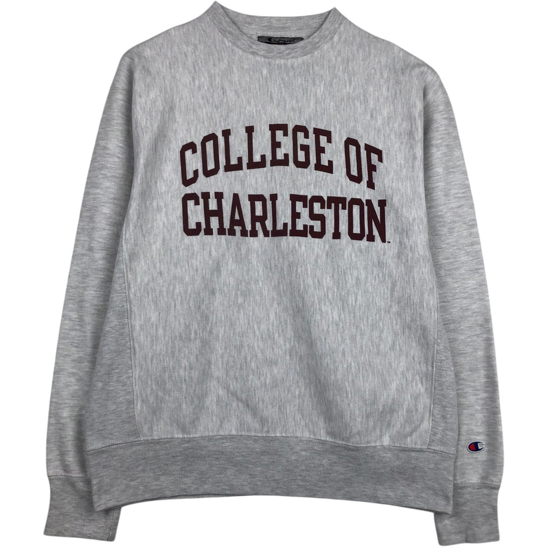 00'S Champion Original Reverse Weave College Sweatshirt Trainer Men's M size cotton gray type Vintage Second Hand