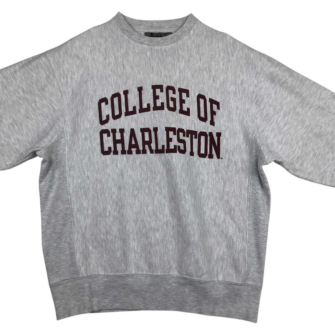 00'S Champion Original Reverse Weave College Sweatshirt Trainer Men's M size cotton gray type Vintage Second Hand